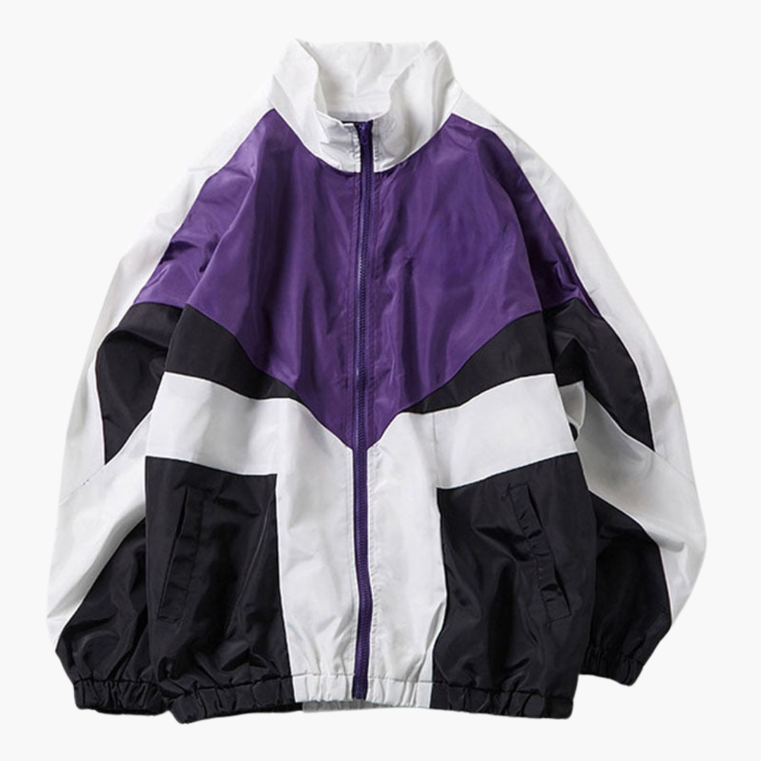Men's Zip Up Colorblock Jacket - Olytrend