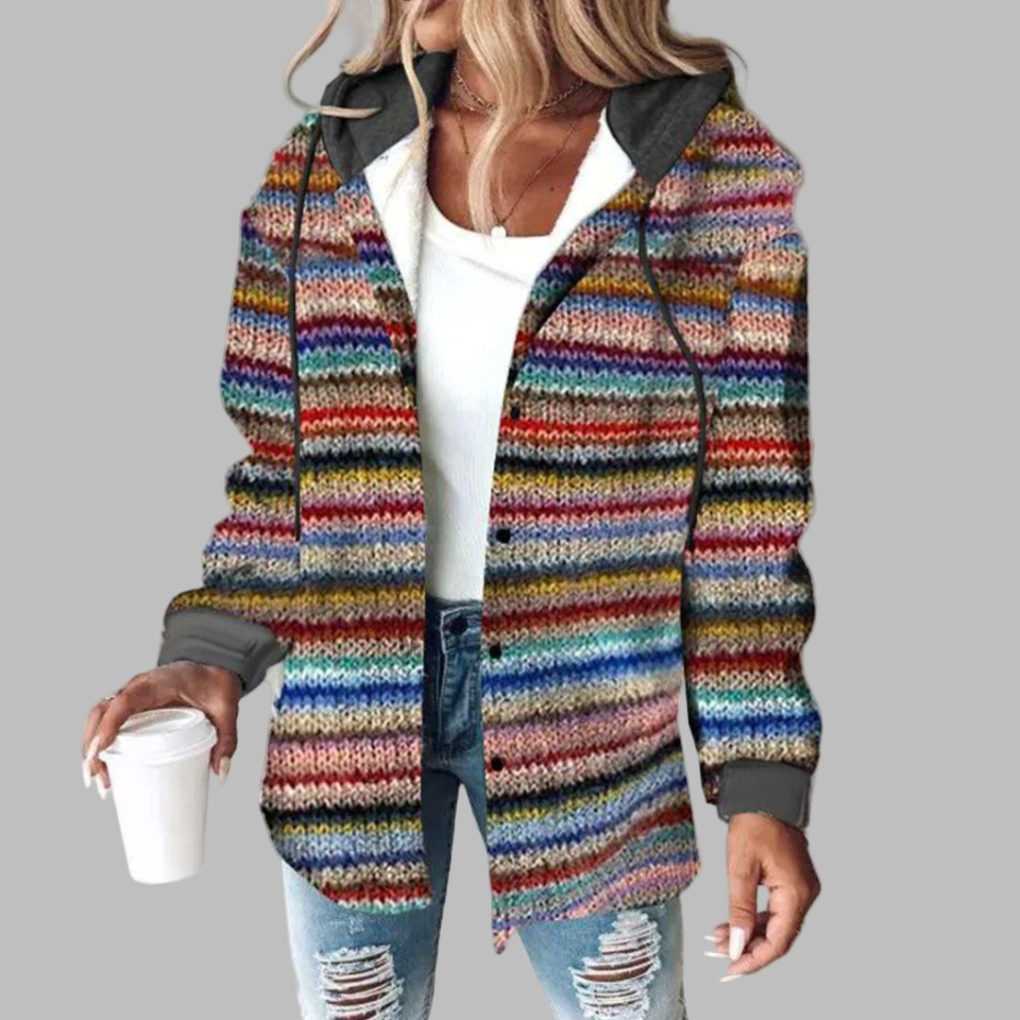 Ladies' Open Front Cardigan Sweater - Olytrend