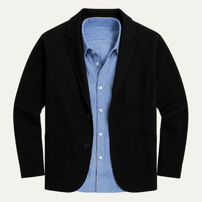 Classic Light Grey Suit Jacket for Men