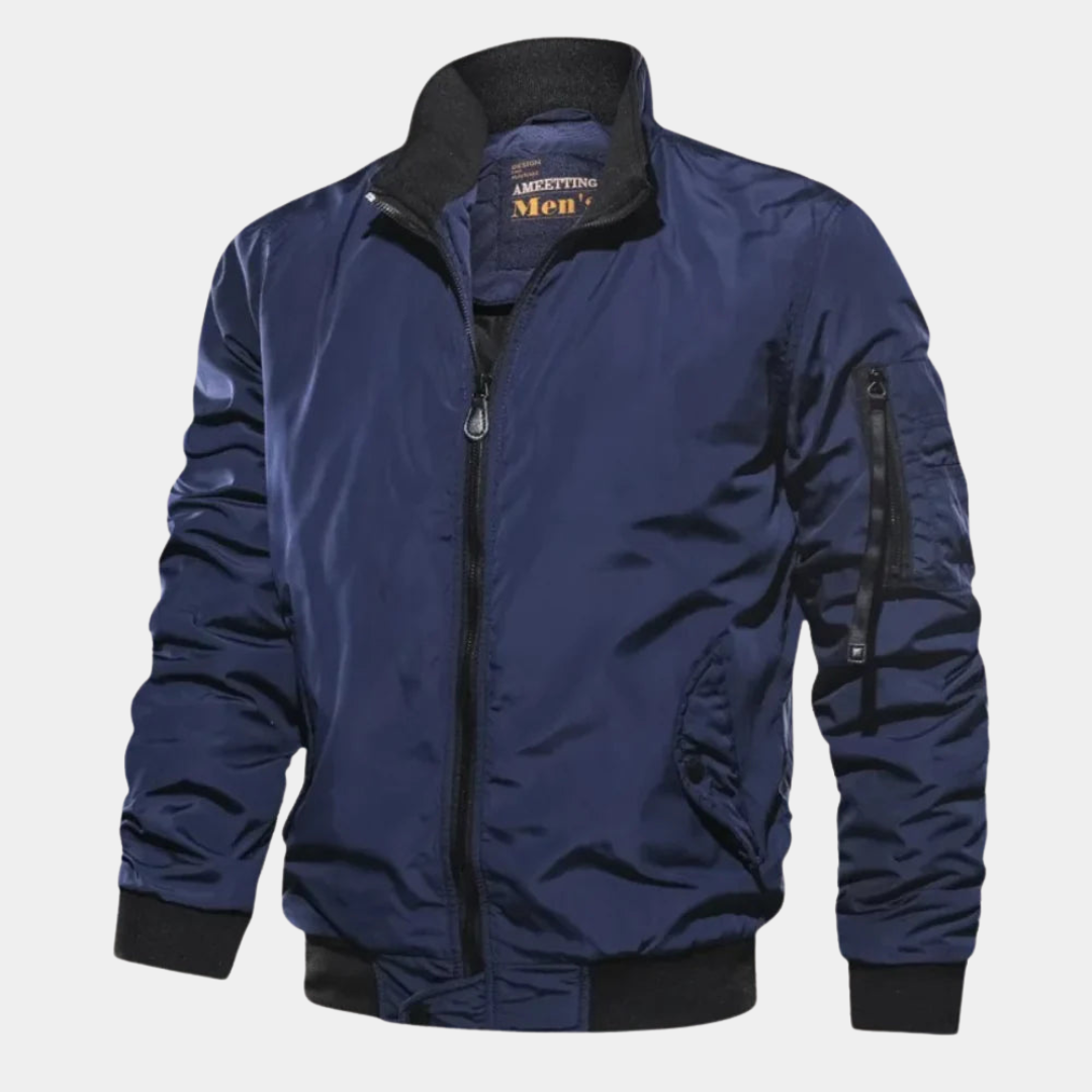 Waterproof Mens Pilot Bomber Jacket - Olytrend