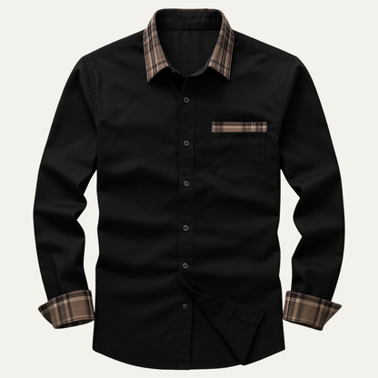 Relaxed Fit Plaid Shirt for Men - Nocini