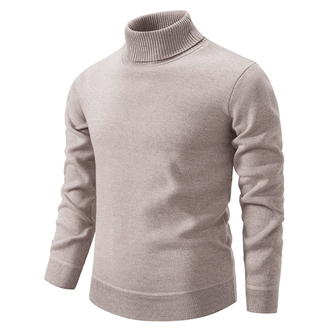 Traditional Men's Ribbed Crew Neck Sweater - Nocini