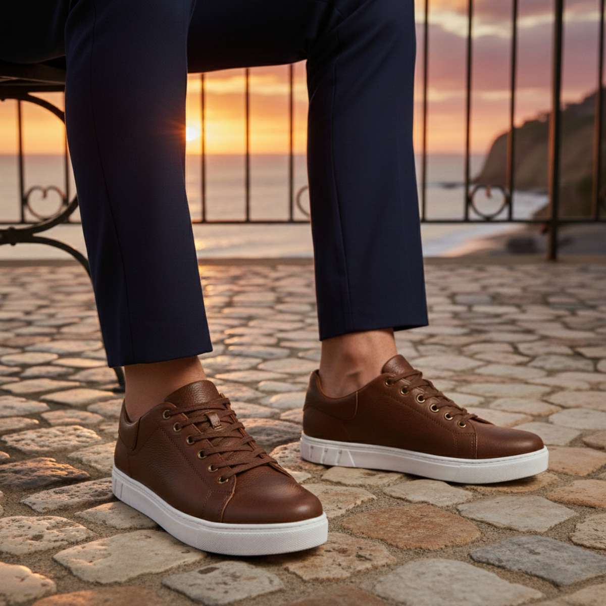 Leather Smart Office Low Top Men's Shoes