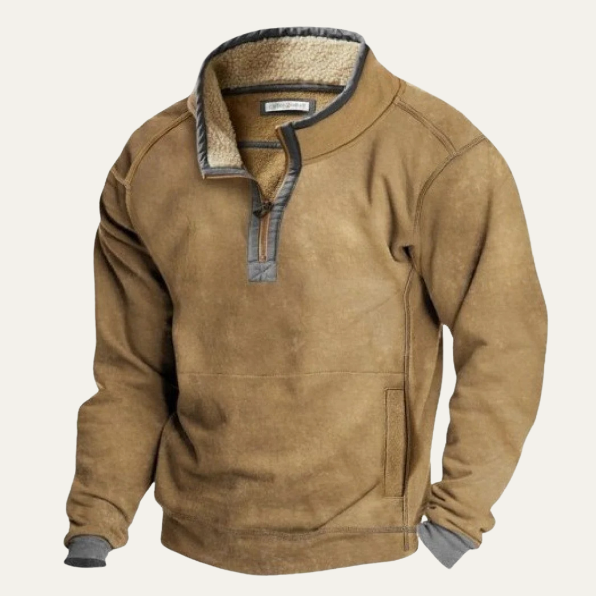 Classic Men's Crew Neck Winter Outdoor Sweater