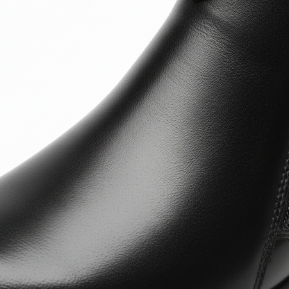 Classic Men's Leather Dress Ankle Boots