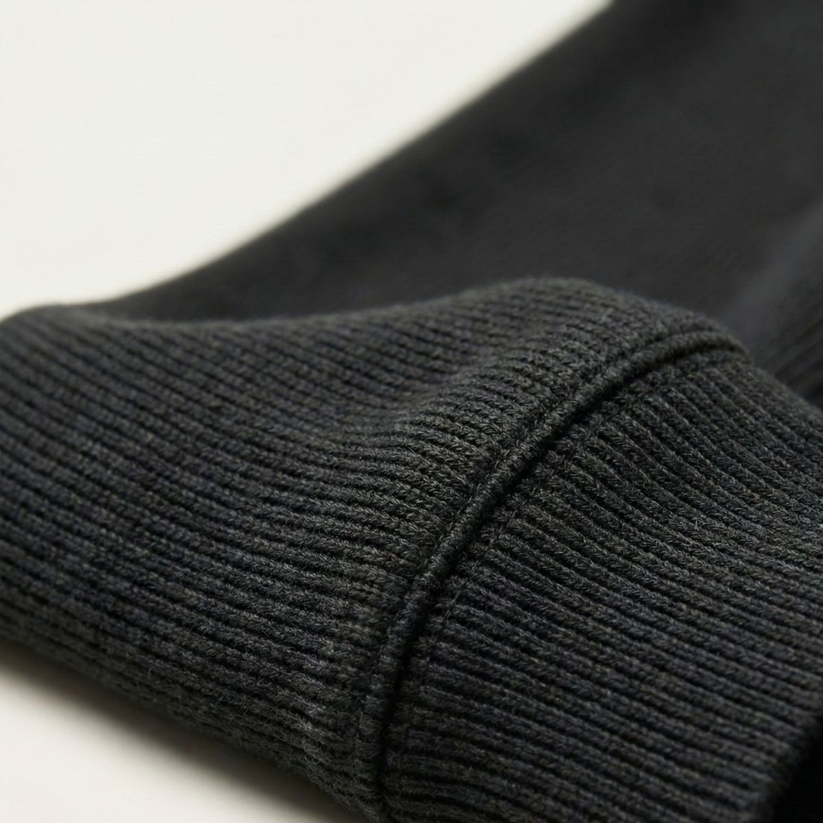 Premium Men's Charcoal Crew Neck Knit Sweater