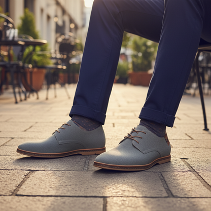 Luxury Suede Derby Style Shoes