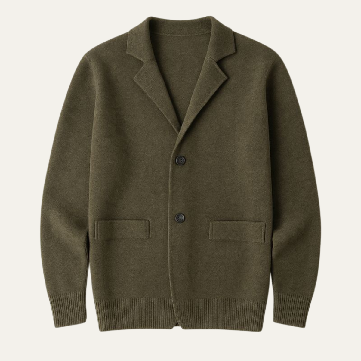 Luxury Men's Cashmere Blazer Cardigan with Pockets - Nocini