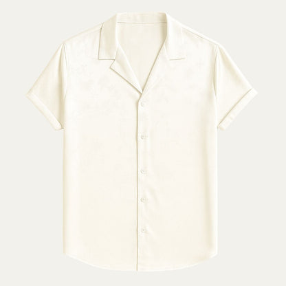 Smooth Silk Mens Dress Shirt