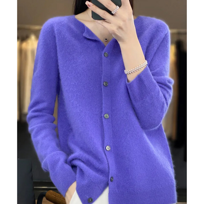 Classic Women's Open Front Knit Cardigan