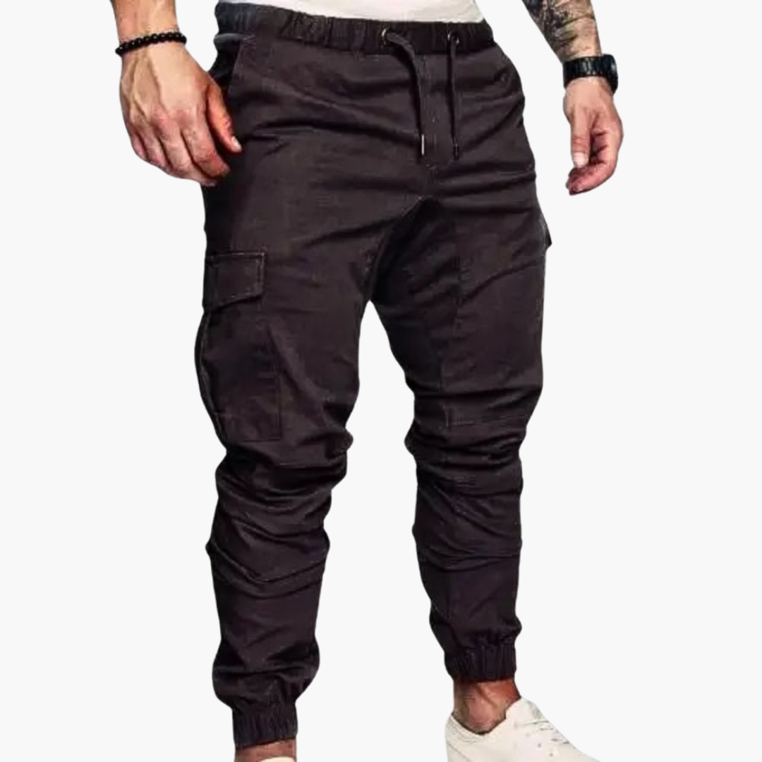 Relaxed Fit Casual Jogger Pants - Olytrend