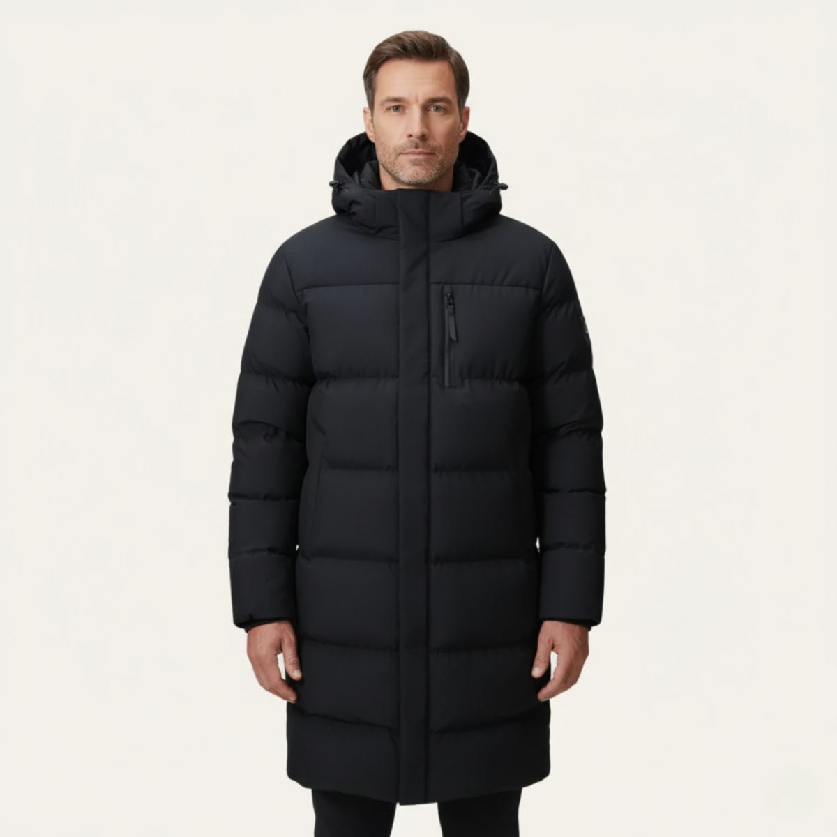 Warm Men's Down Filled Parka Jacket Coat