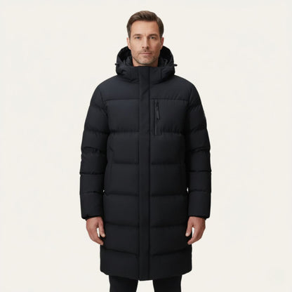 Warm Men's Down Filled Parka Jacket Coat