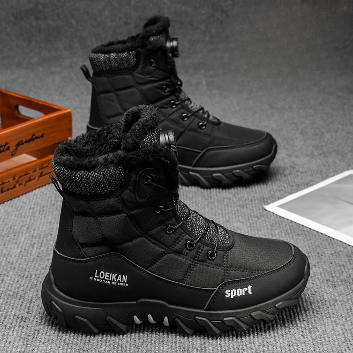 Warm Insulated Men's Winter Snow Boots