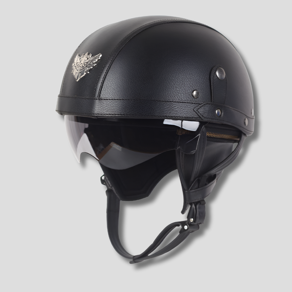 Classic Bike Helmet with Flip Up Visor