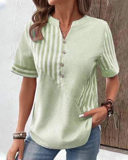 Women's Breathable Classic Stripe Shirt