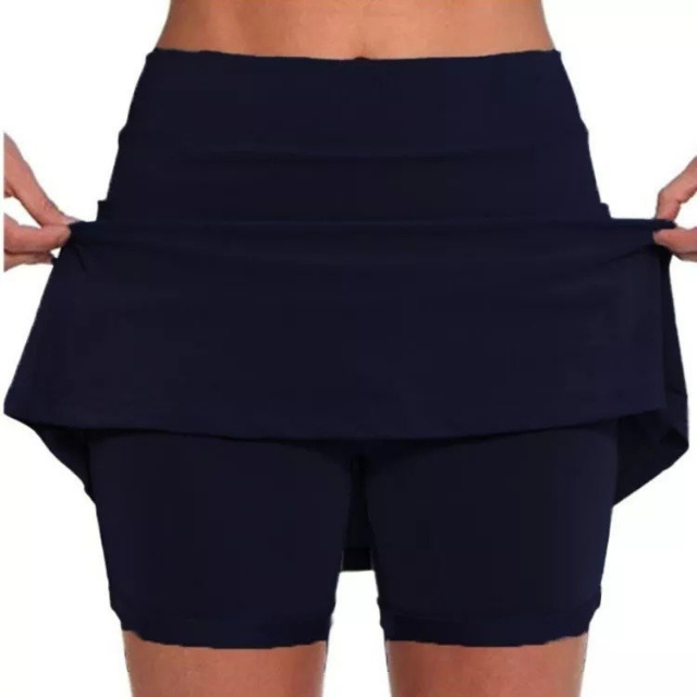 Women's Active Skort - Flexible Waist - Moisture Wicking