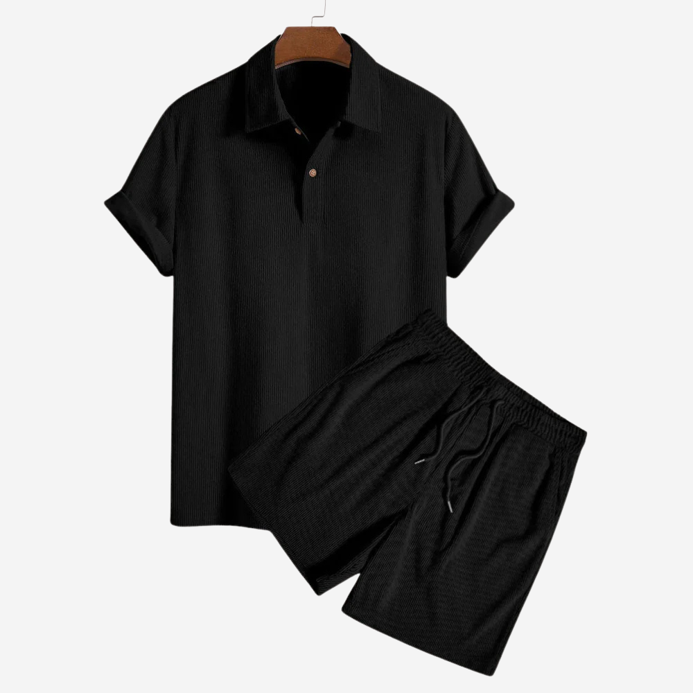 Casual Cotton Short Sleeve Mens Shirt