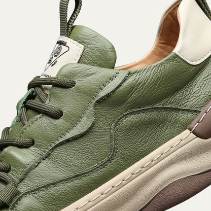 Comfortable Mens Orthopedic Leather Sneakers