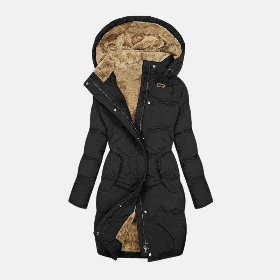 Warm Fleece Puffer Parka Coat - Nocini