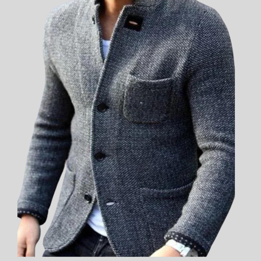 Warm Winter Men's Down Blazer Coat - Olytrend