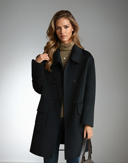 Classic Fit Double Breasted Women's Coat
