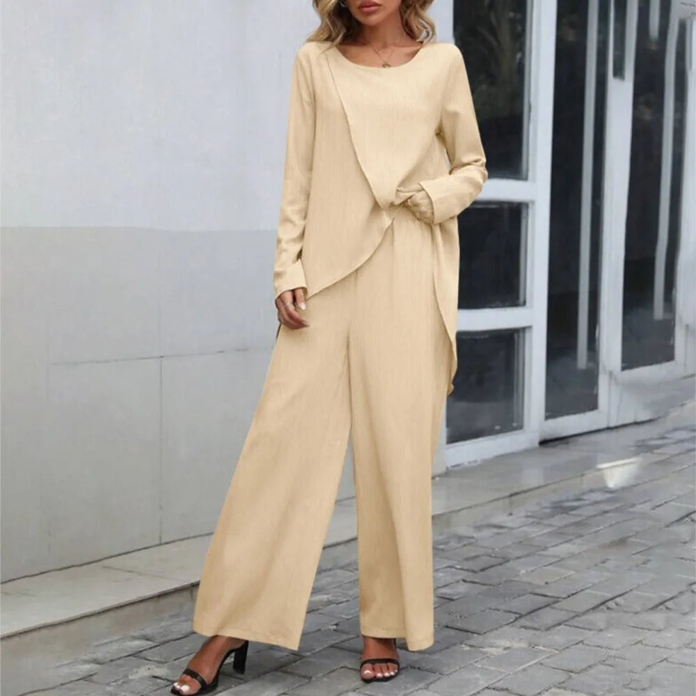 Stylish 2 Piece Ladies Outfit - Olytrend