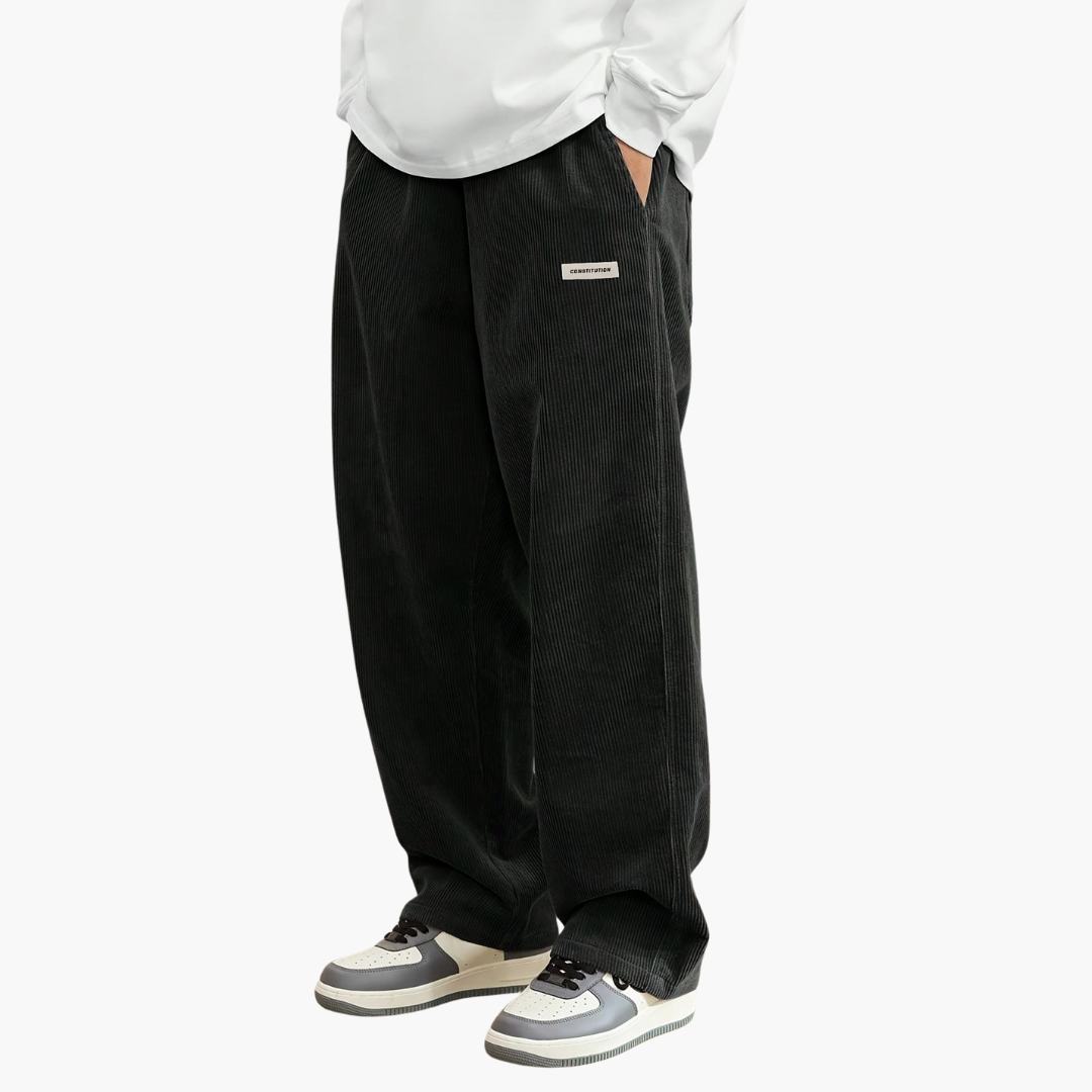 Comfortable Fit Men's Elastic Waist Pants - Olytrend