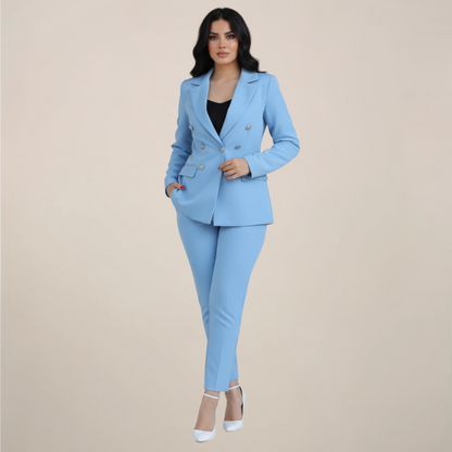Stylish Women's Suit Jacket and Trousers Set - Nocini