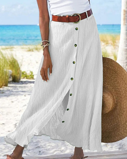 Elegant Black Maxi Skirt for Women Everyday Wear