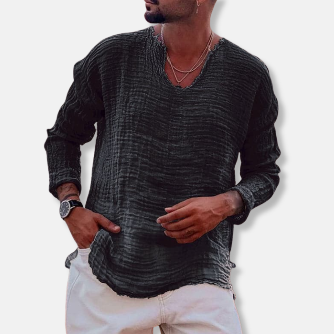 Comfortable Casual Long Sleeve Shirt for Men - Nocini