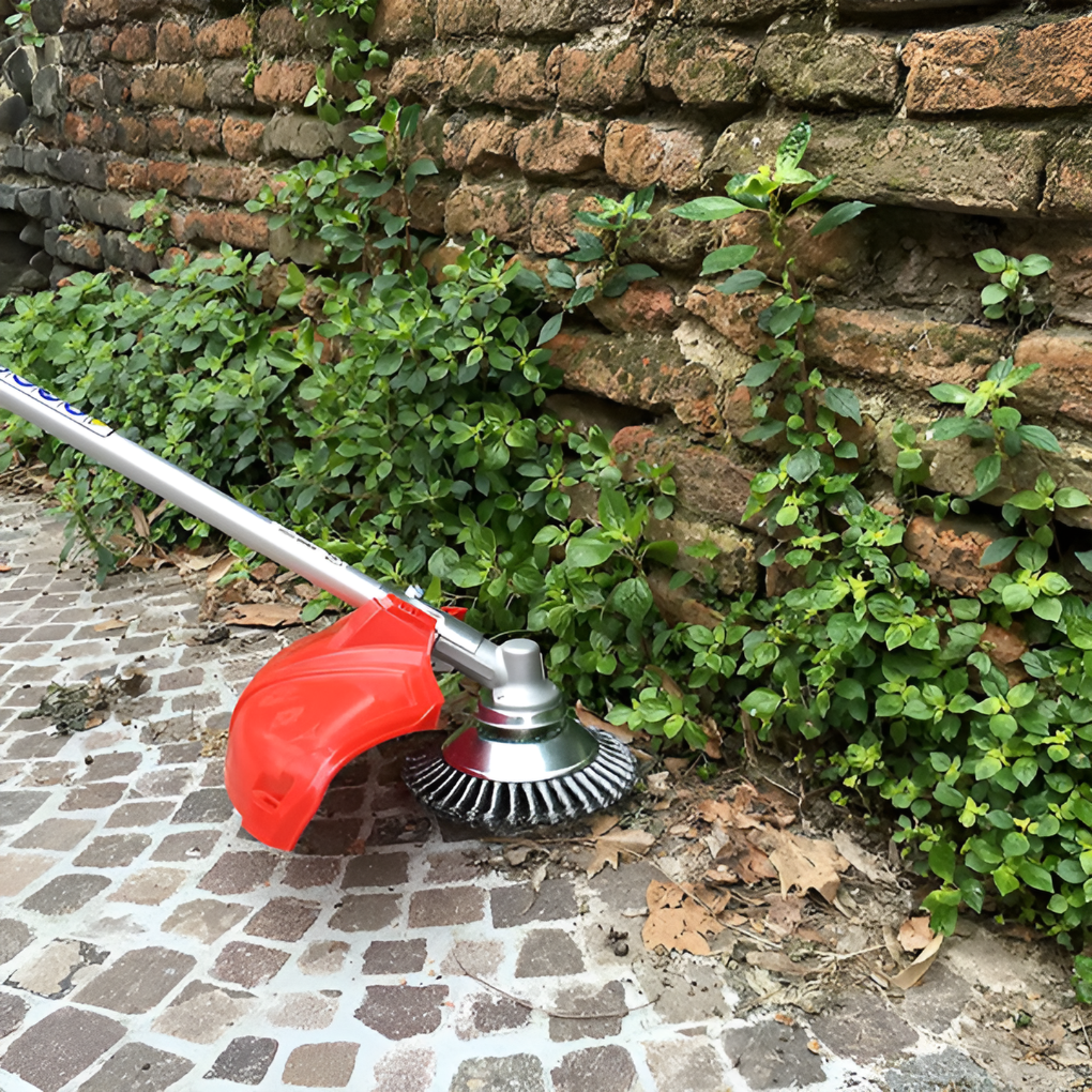Heavy Duty Garden Weed Brush Tool