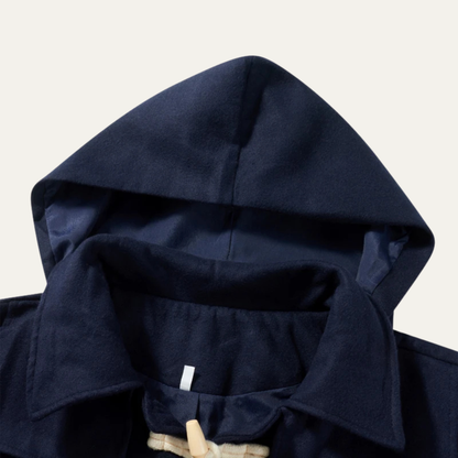 Warm Men's Wool Duffle Coat