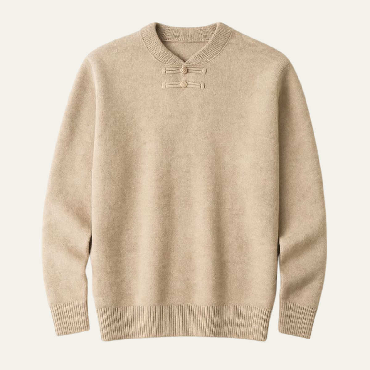 Luxury Men's Crew Neck Cashmere Knit Sweater - Nocini