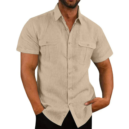 Classic Fit Short Sleeve Polo Shirt for Men