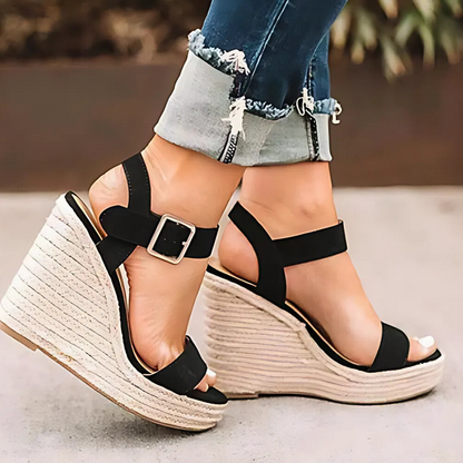 Comfortable Flat T Strap Summer Sandals - Olytrend