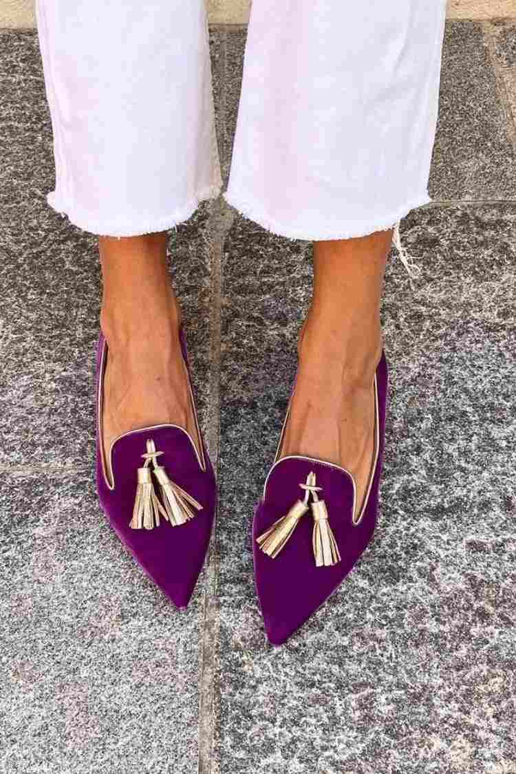 Fashion Tassel Slip On Shoes - Olytrend