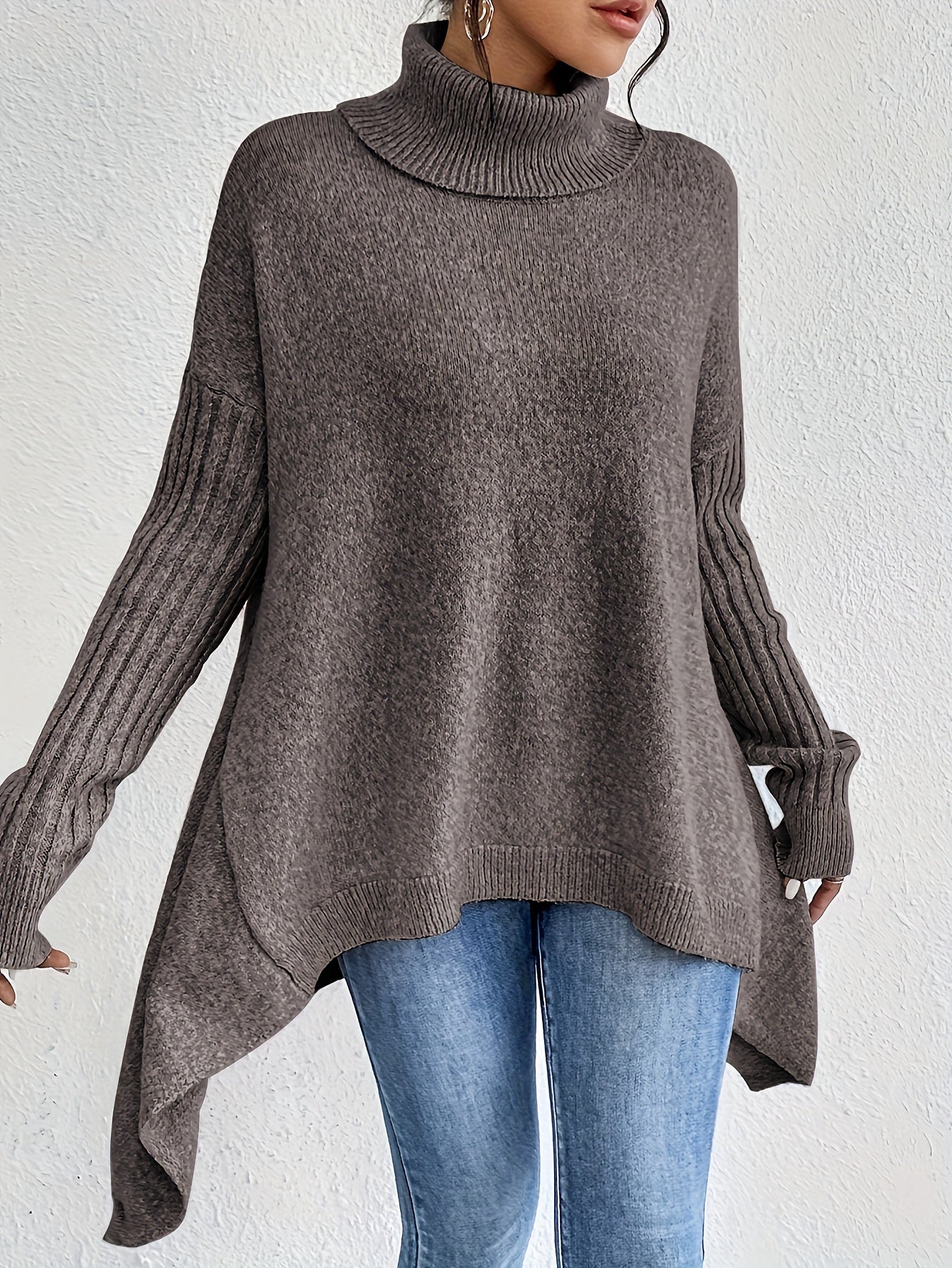 Soft Knitted Crew Neck Sweater