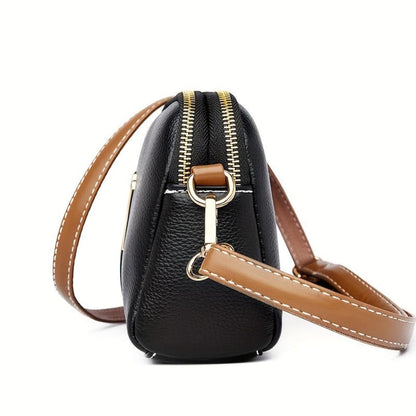 Stylish Faux Leather Small Shoulder Bag