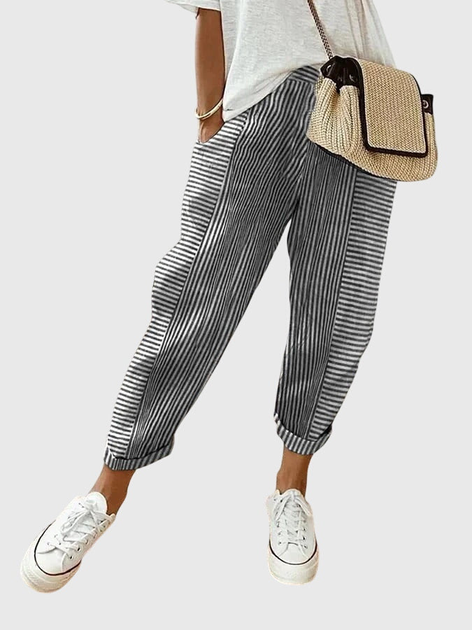 Elegant Ladies' Pants for Autumn Occasions - Nocini