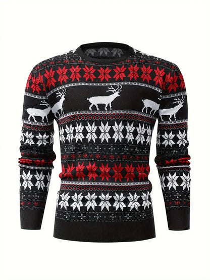 Cozy Holiday Crew Neck Sweater