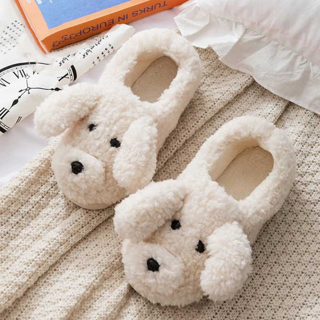Cozy Women's Holiday Fuzzy Slippers