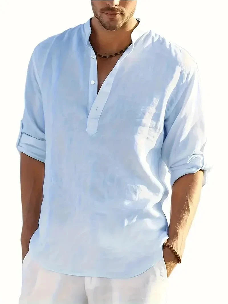 Comfortable Men's Long Sleeve Casual Shirt