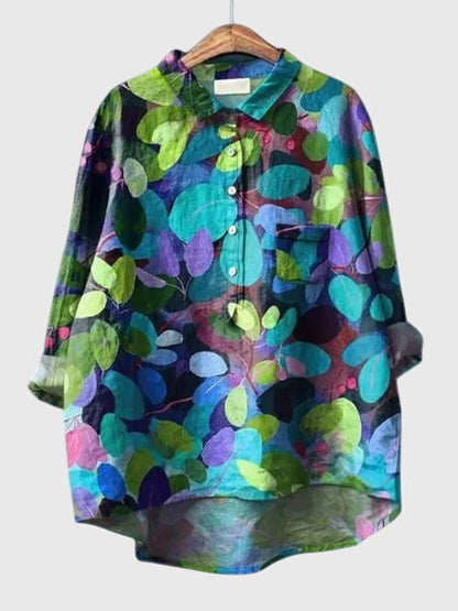 Pretty Floral Lightweight Women's Blouse