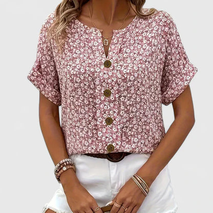 Relaxed Fit Soft Women's Blouse