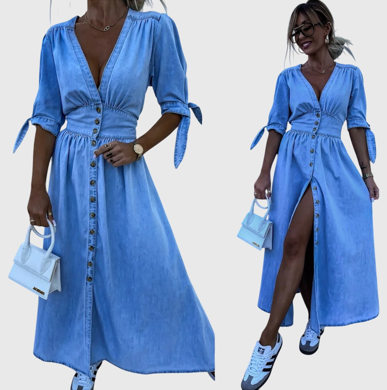 Classic Blue Jean Dress for Women