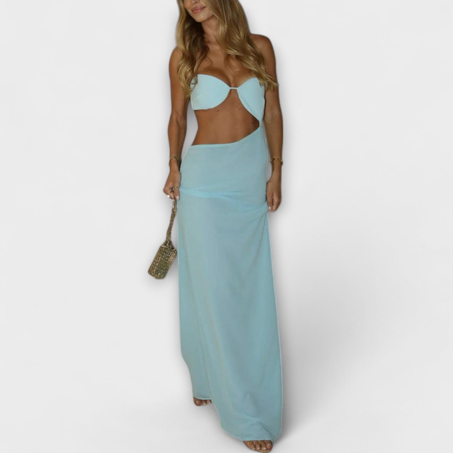 Elegant Strapless Formal Dress for Women