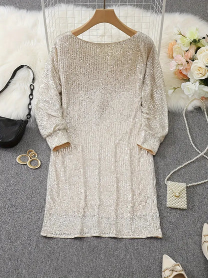 Glittery Night Out Party Dress