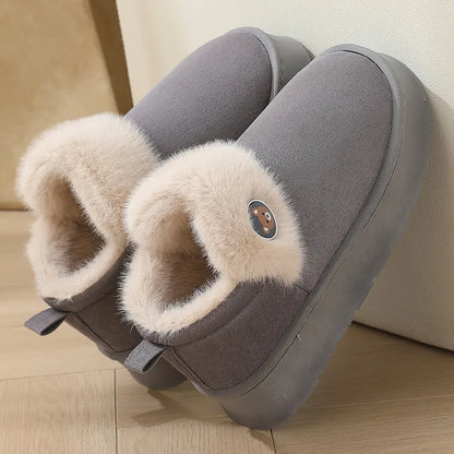 Cozy Fur Lined Slipper Boots