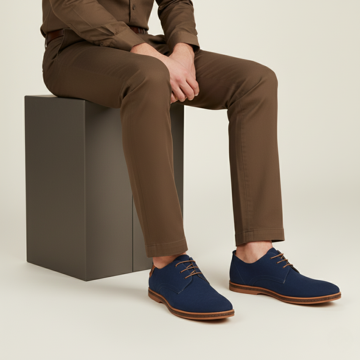 Luxury Suede Derby Style Shoes